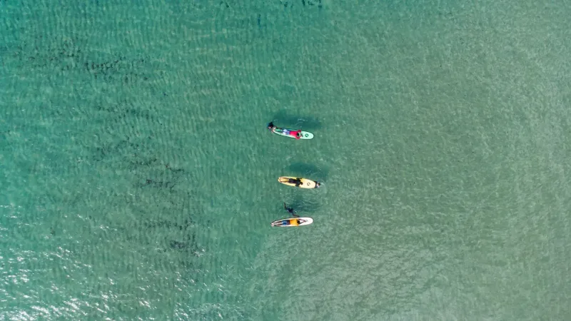Indian Ocean surf break